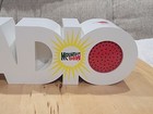 Vintage Mountain Dew Soda Am Fm White  radio 20  Spell Out Letters Works Tested
