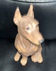 Doberman Pinscher   Dog Figure Vintage Universal Statuary 1992 Signed Read