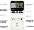 Digital Kitchen Timer -  Upgraded 24-hours Cooking Timer Clock Countdown