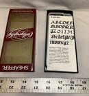 Vintage Sheaffer Calligraphy Set 3 Nibs Writing Fountain Pen Ink New In Package