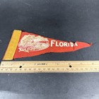Vintage Miniature Felt Pennant Florida