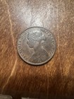 Nova Scotia Canadian Province Queen Victoria 1861 One Cent Au