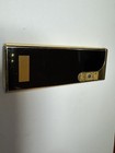 Vintage Colibri 1985 Touch Sensor Slim Lighter Black   Gold Untested Japan