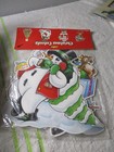 2001 Santa Snowmen Cardboard Christmas Die Cut Cutout Decorations Beistle