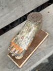 Ancient Rare Old Wooden Hand Carved Hindu Goddess Feet Figure 1700   s