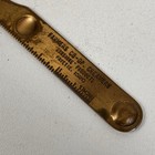 Brass Letter Opener  Ruler Advertising Farmers Co-op Creamery Payette Id