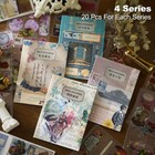 Vintage Pet Sticker Book  80 Pages Fantasy Ephemera For Scrapbooking  Journal   