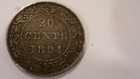 1894 Newfoundland 20 Twenty Cent Silver Coin Extra Fine Km  4