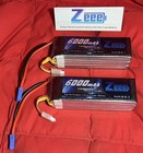 Zeee 6s Lipo Battery 6000mah 22 2v 100c With Ec5 Connector Soft Pack Rc Battery