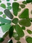 High Quality Genuine Surf Tumbled Sea Glass  Christmas Green