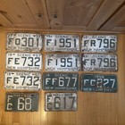 1950   s New Hampshire License Plates Vintage Tag Classic Car Automobile Nh Pairs