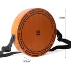 Cajon Wooden Drum 2-tone Flat Hand Drum Percussion Instrument With R8j2