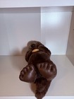 Dakin Plush Otter Stuffed Animal Holding Shell  12 In  1986 Vintage  Korea