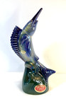 Vintage 1970 Ezra Brooks The Sailfish Collector Bottle Iridescent Colors - Empty