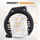 Bike Kickstand Adjustable Center Mount Fits 1 5 To 2 8 Inch Bicycle Tires