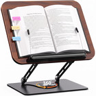 Book Stand For Reading Adjustable Holder Portable Desk Stand  360  rotating Bases