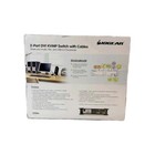 New - Iogear Gcs1102 2-port Dvi Kvm Switch With Cables