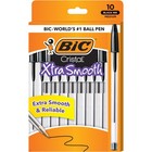 Bic Cristal Xtra Smooth Ballpoint Pen  Medium 10 Count  pack Of 1   Black