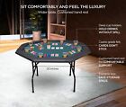 Zivplay Octagon Poker Table Table W  Collapsible Legs  48   open Box 