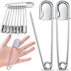 20 Pcs Extra Large Heavy Duty Safety Pins - 5 Inch Stainless Steel For Sewing  C
