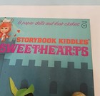 Vtg  Whitman Storybook Kiddles Sweethearts Paper Dolls -original -cut -complete