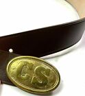 Cs Civil War Hand Made Leather Cavalry Army Waist Belt   Holster Reproduction