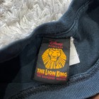 Disneys The Lion King Broadway T-shirt Unisex Size Medium Musical Black Nyc