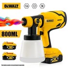Dewalt Cordless Paint Sprayer 800ml Electric Spray Gun Hvlp Wall Fence Diy