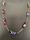 Vintage Venetian Millefiori Italy Glass Beads Murano African Trade Necklace Rare