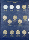 Britain Silver Coin Type Set Whitman 9517 Partial Album 21 Coins Scarce Album