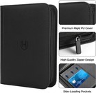 Trading Card Binder 4 Pocket Card Album Folder Holds Up To 288 Cards With 36 Sle