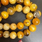 Natural Amber Islamic Tasbih Misbaha Rosary Muslim Gift 24mm 247 9g