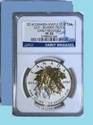 2014  Canada Maple S 5 9999 Silver  Gilt Reverse Proof Ngc Pf 70   Early Release