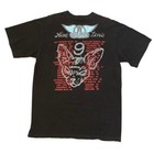 Vintage 90s Aerosmith Nine Lives World Tour Rock Band Giant Tag Shirt Xl 1997