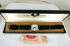 Vintage Late 1960 s To 70 s Disney Mickey Mouse Mechanical Watch In Original Box