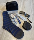 Tumi For Delta Business Lifestyle Travel Accessories Kit New Black Filled