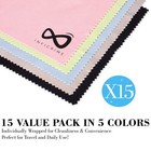 15x Microfiber Cleaning Cloth For Eyeglasses Screens Phone Camera Lens