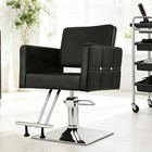 Black All Purpose Hydraulic Barber Chair Salon Hair Styling Beauty Spa Equipment