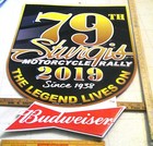 2019 Sturgis Budweiser Sign Biker Collectible 79th Motorcycle Rally Souvenir