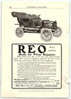 1906 Reo Motor Car Company Automobile Michigan Vintage Advertisement Z461