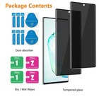 For Samsung Galaxy Note10 5g Note10 Plus Privacy Tempered Glass Screen Protector