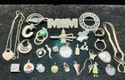 Vintage Sterling Silver Jewelry Wear Repair Resell Scrap Lot 76g Various Pieces