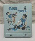 Vintage Tune Tote Ponytail 45 Record Carry Case Holder With Handles