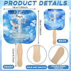 50 Pcs Christian Church Fans Bulk The Lord s Prayer Church Fans Parlor Fans Reli