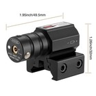 Tactical Scope Laser Sight Dot Red Beam Lazer For Gun Rifle Pistol With Battery