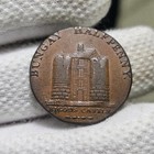 1794 Half Penny Conder Token Bungay Bigods Castle      High Grade Colonial Coin