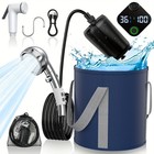 Portable Shower Camping 9000mah Rechargeable Shower Pump With Digital Display