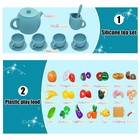 Silicone Tea Set  Silicone Tea Party Set  Pretend Play Tea Party Set For Girl   