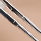 Solid S999 Fine Silver Dinnerware Smooth Square Health Chopsticks 42-43g 8 3in