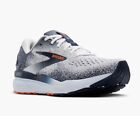  hot Sale  Brooks Men s Ghost 16 Running Shoes width D -white peacoat orange